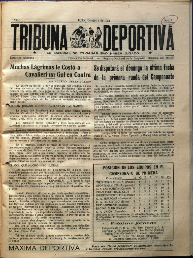 Imagen Diario Tribuna Deportiva